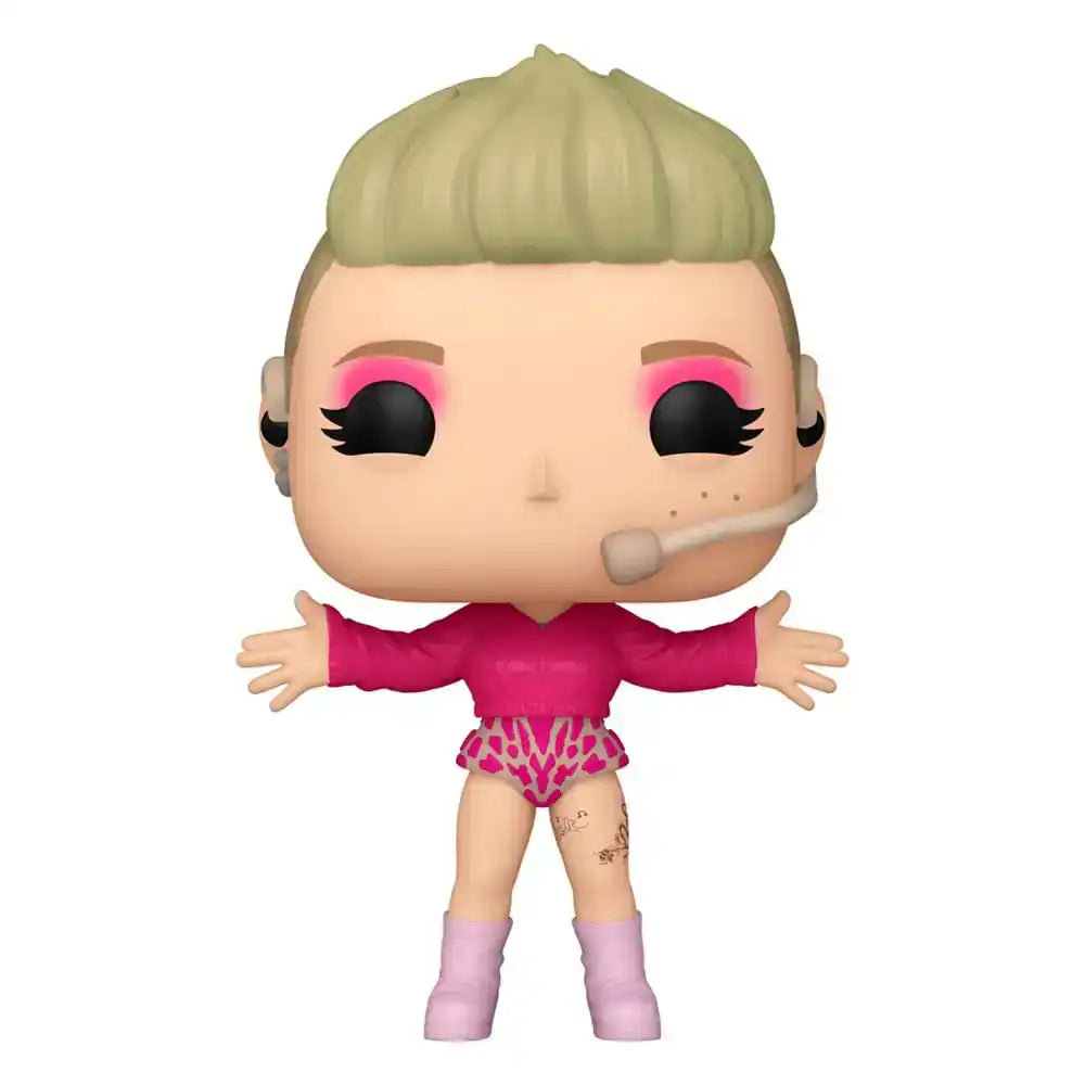 Pink POP! Rocks Vinyl Figur Trustfall Tour 9 cm - Smalltinytoystore