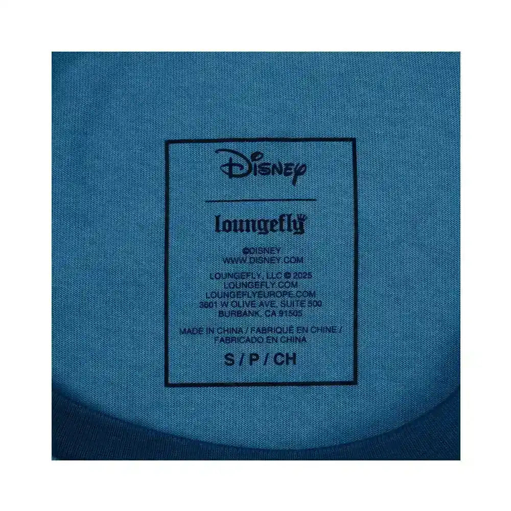 Pinocchio by Loungefly Tee T-Shirt Unisex Blue Fairy Shirred Raglan Größe S