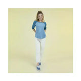 Pinocchio by Loungefly Tee T-Shirt Unisex Blue Fairy Shirred Raglan Größe S
