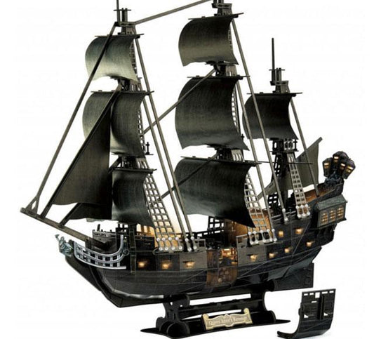 Pirates of the Caribbean: Salazars Rache 3D Puzzle Black Pearl LED Edition - Smalltinytoystore