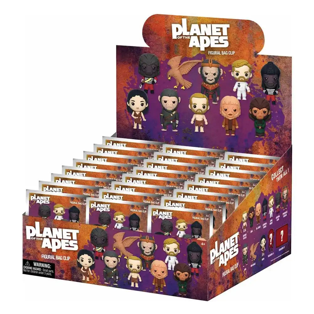 Planet der Affen 3D PVC-Taschenanhänger Serie 1 Display  (24)
