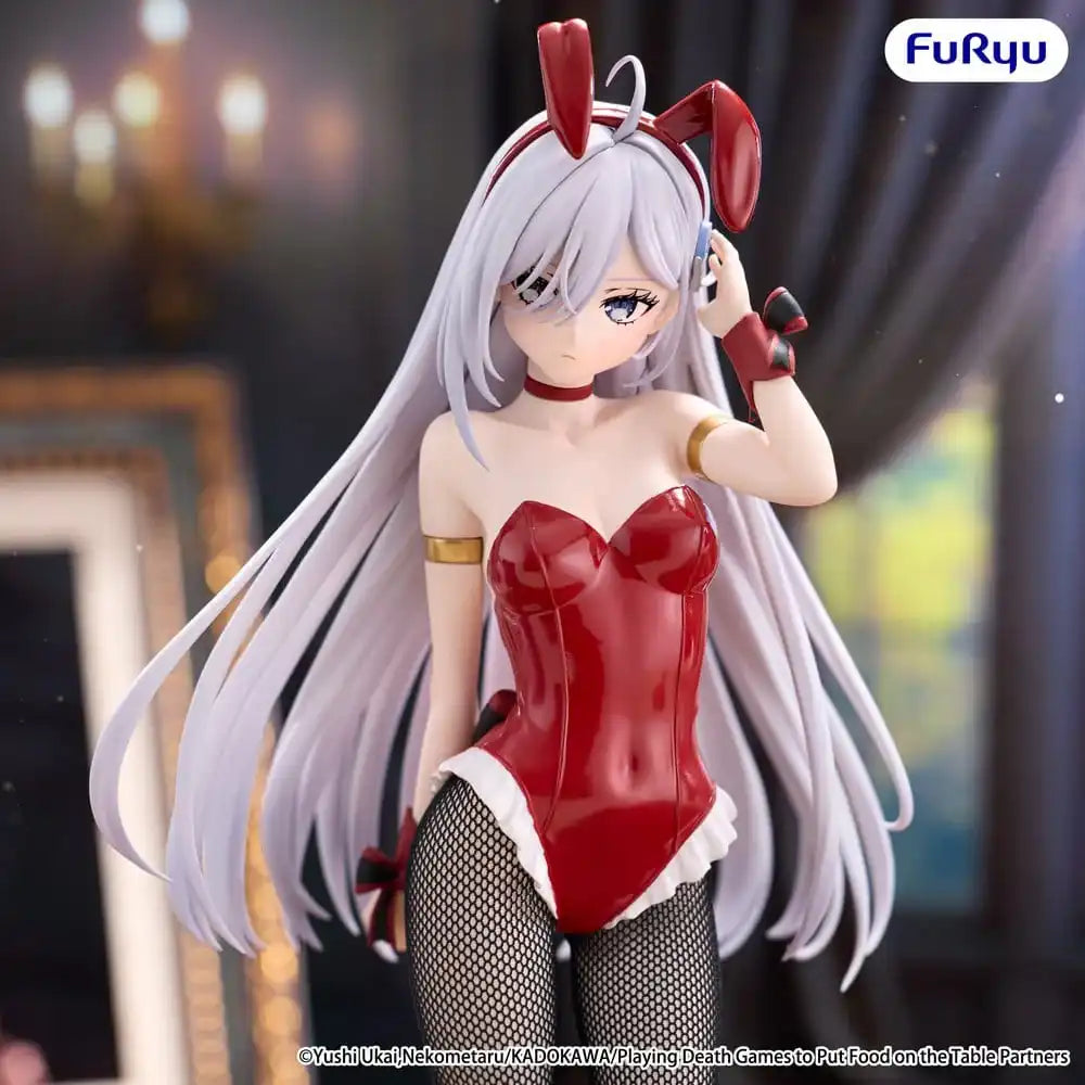 Playing Death Games to Put Food on the Table BiCute Bunnies PVC Statue Yuki 25 cm