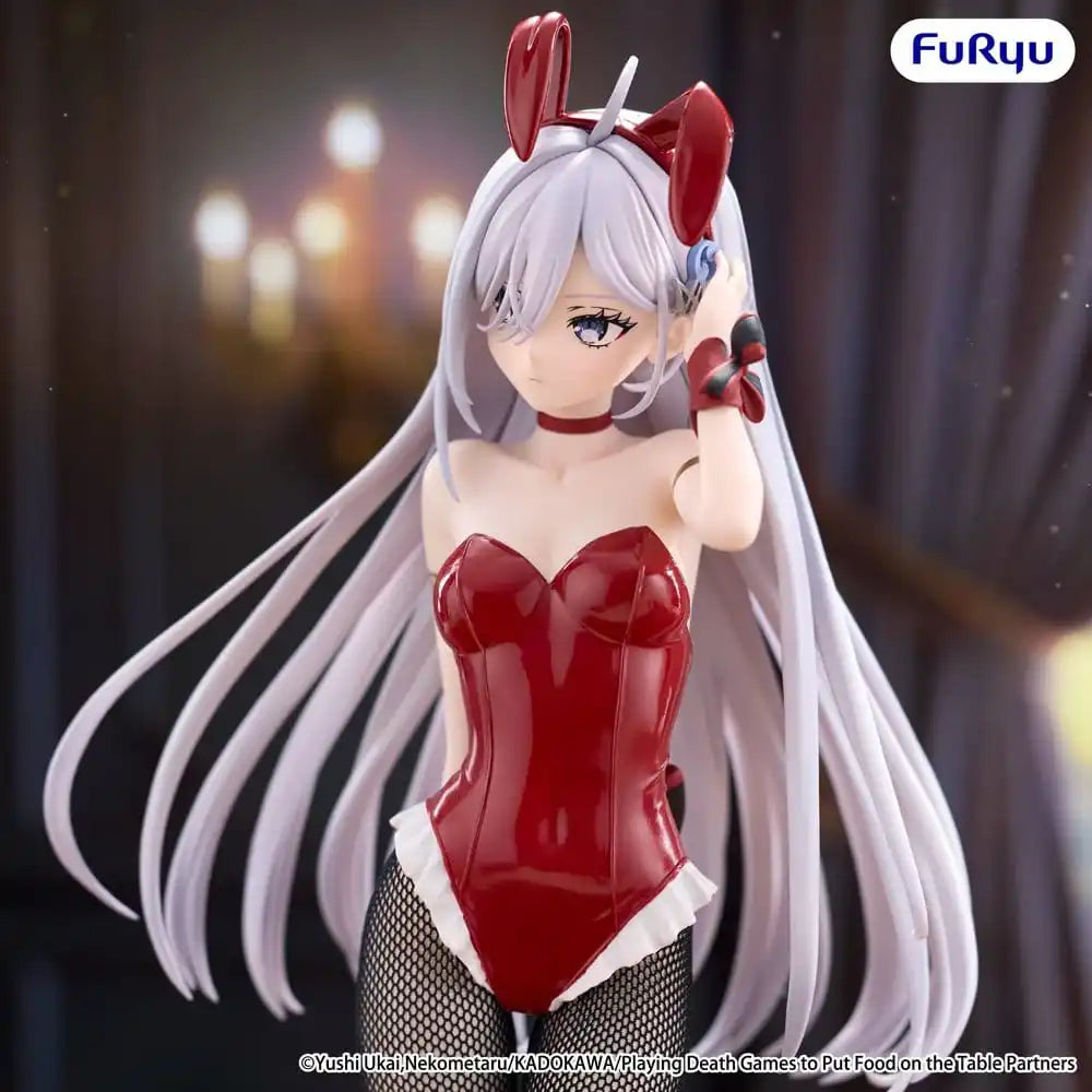 Playing Death Games to Put Food on the Table BiCute Bunnies PVC Statue Yuki 25 cm