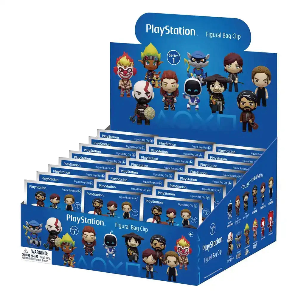 Playstation 3D PVC-Taschenanhänger Serie 1 Display  (24)