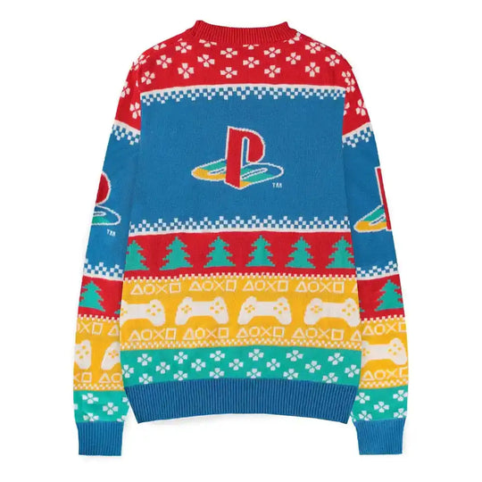 PlayStation Pullover Logo (Christmas Jumper) Größe XL - Smalltinytoystore
