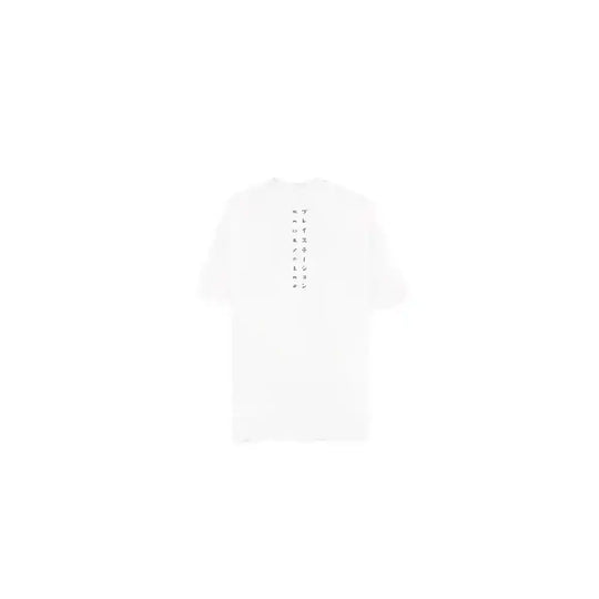 PlayStation T-Shirt Logo White Loose Fit Größe L - Smalltinytoystore