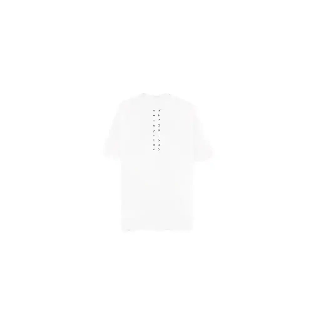 PlayStation T-Shirt Logo White Loose Fit - Smalltinytoystore