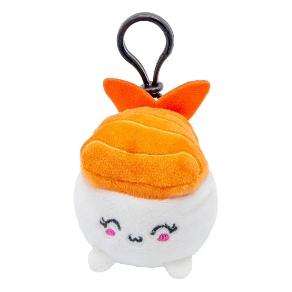 Plushi Plüschfigur mit Schlüsselanhänger Nigiri Sushi mit Garnele 7 cm - Smalltinytoystore