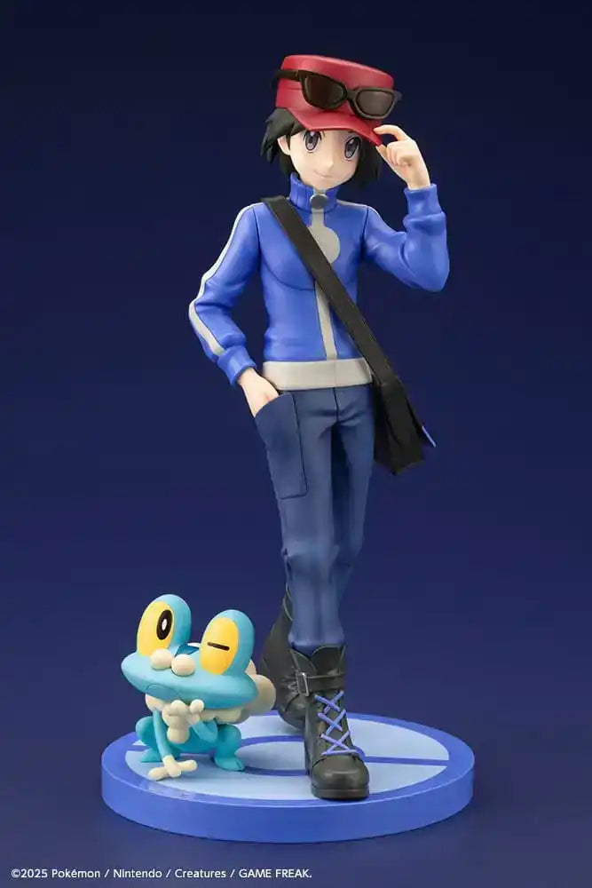 Pokémon ARTFXJ Statue 1/8 Calem & Froxy 20 cm - Smalltinytoystore
