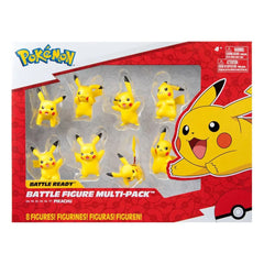 Pokémon Battle Feature Vinyl Figuren 8er Set Pikachu 5 cm - Smalltinytoystore