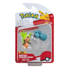 Pokémon Battle Figure First Partner Set Figuren 2er-Pack Igamaro, Tanhel 5 cm - Smalltinytoystore
