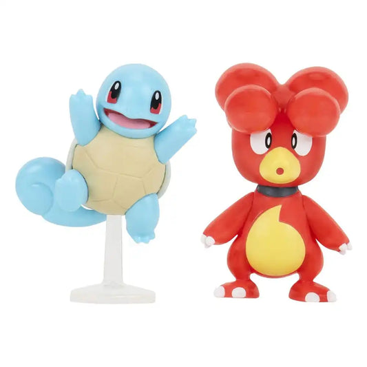 Pokémon Battle Figure Set Figuren 2er-Pack Magby & Schiggy #5 - Smalltinytoystore