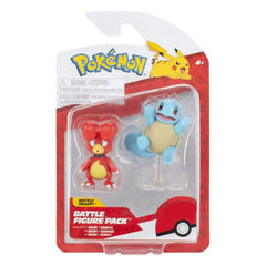 Pokémon Battle Figure Set Figuren 2er-Pack Magby & Schiggy #5 - Smalltinytoystore
