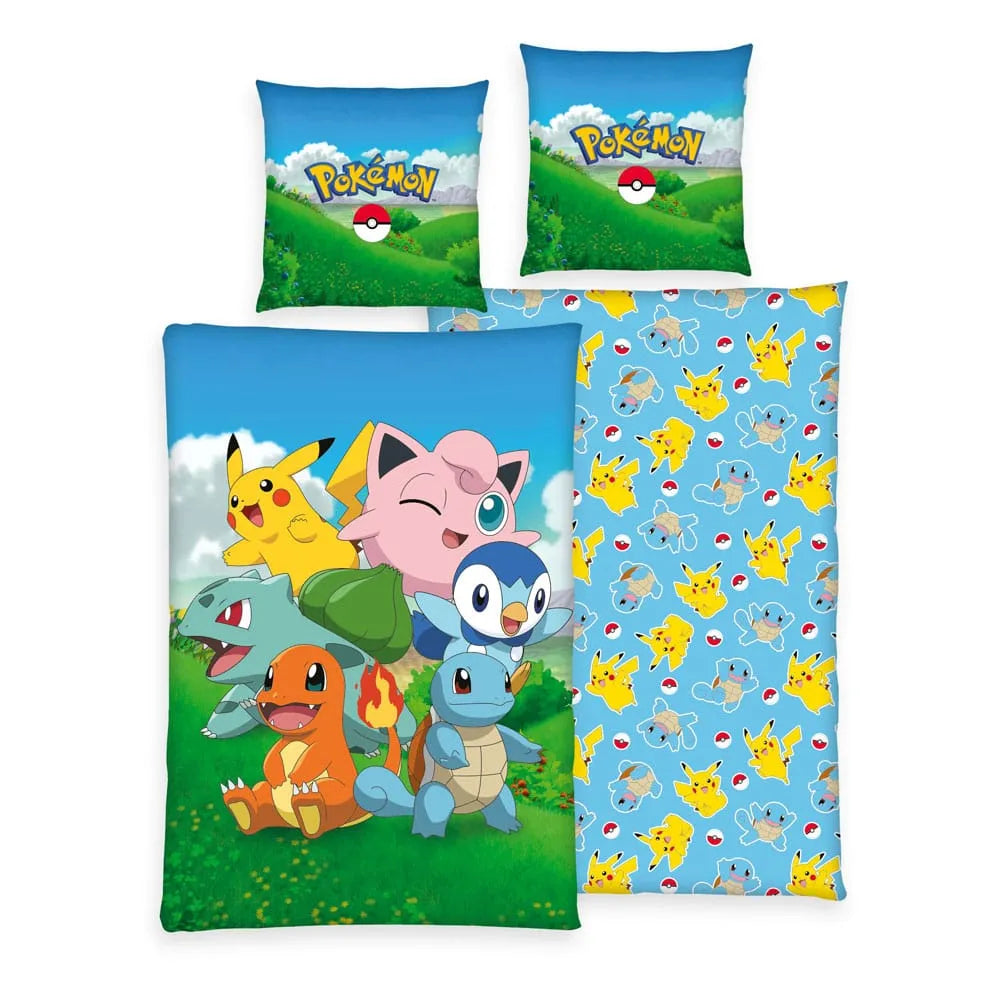 Pokemon Bettwäsche Group A 135 x 200 cm / 80 x 80 cm - Smalltinytoystore