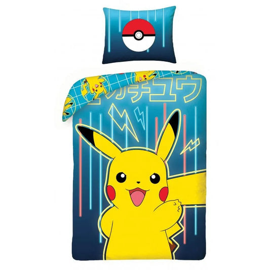 Pokémon Bettwäsche Pikachu 140 x 200 cm / 70 x 90 cm - Smalltinytoystore