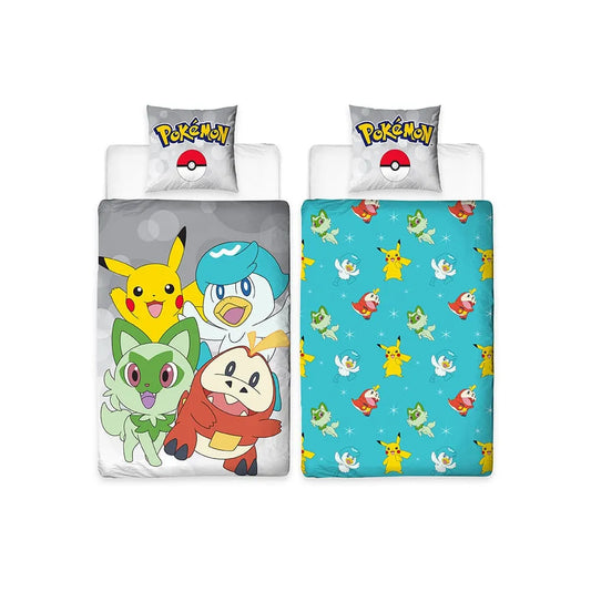 Pokemon Bettwäsche Pokemon light blue 135 x 200 cm - Smalltinytoystore