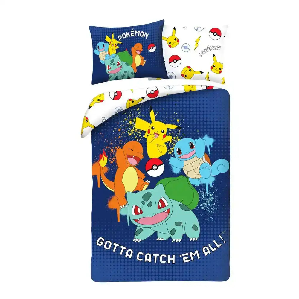 Pokémon Bettwäsche Ver. 10 140 x 200 cm / 70 x 90 cm - Smalltinytoystore