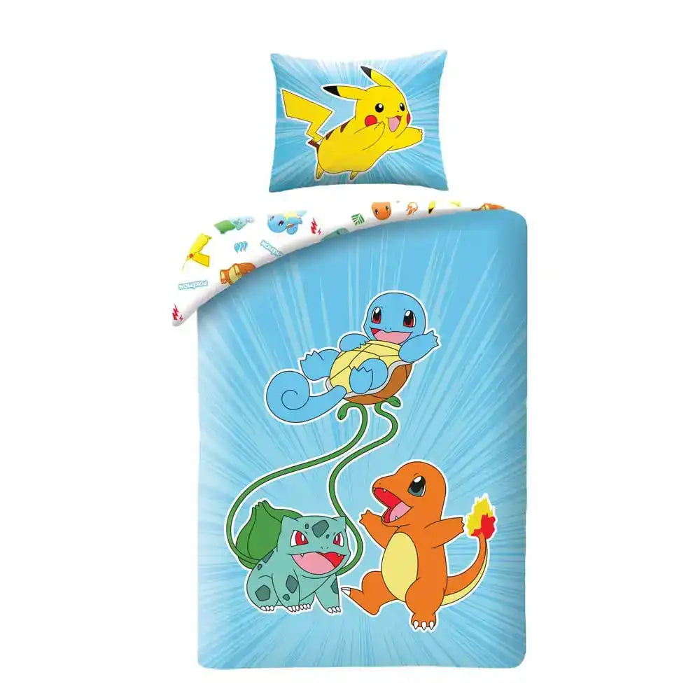 Pokémon Bettwäsche Ver. 9 140 x 200 cm / 70 x 90 cm - Smalltinytoystore