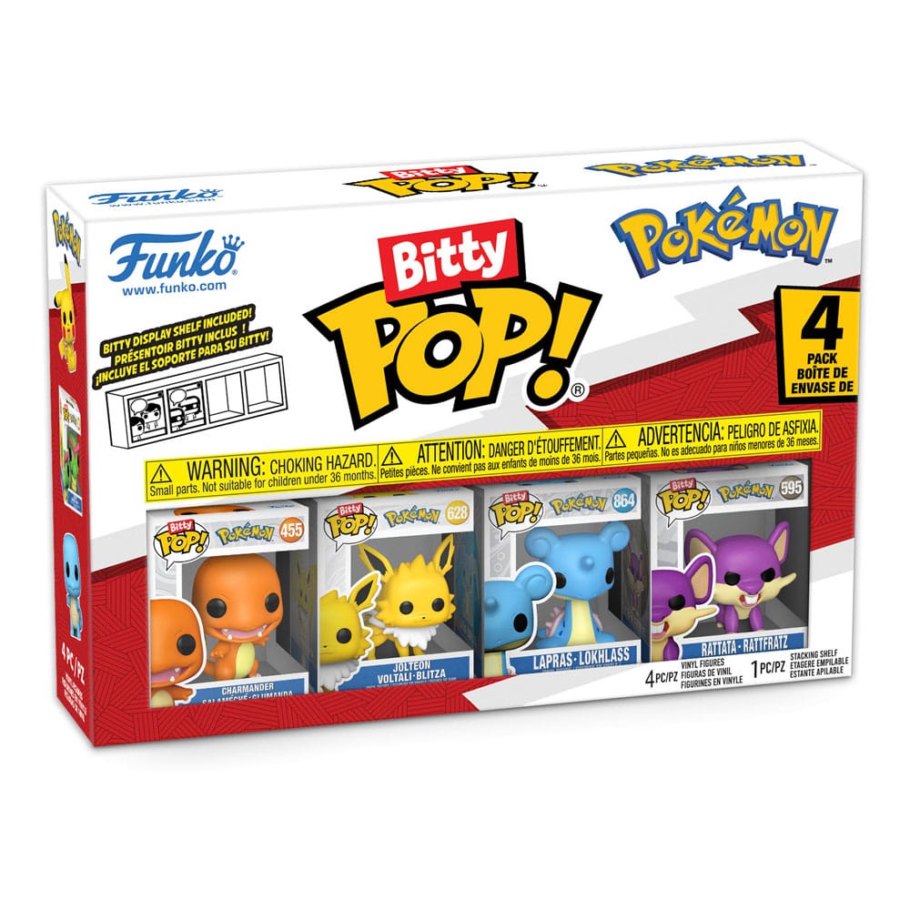 Pokémon Bitty POP! Vinyl Figuren 4er-Pack Series 2 2 cm - Smalltinytoystore