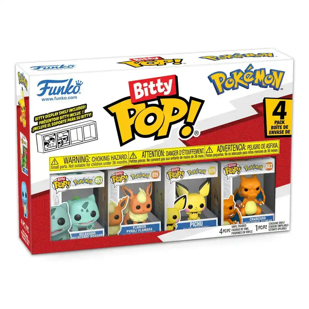 Pokémon Bitty POP! Vinyl Figuren 4er-Pack Series 3 2 cm - Smalltinytoystore