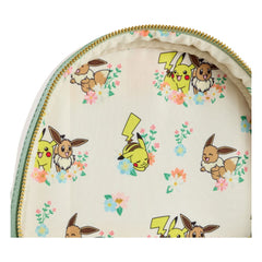Pokemon by Loungefly Mini Rucksack Pikachu & Eevee Floral - Smalltinytoystore