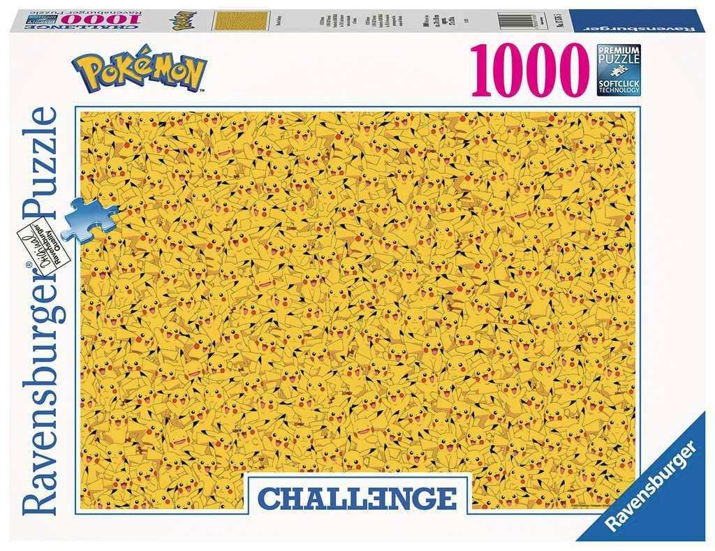 Pokémon Challenge Puzzle Pikachu (1000 Teile) - Smalltinytoystore