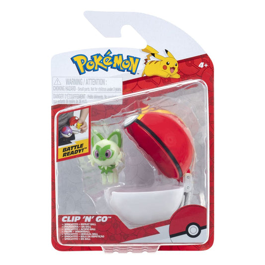 Pokémon Clip'n'Go Poké Balls Felori & Wiederball - Smalltinytoystore