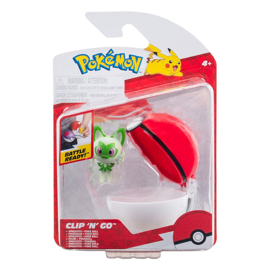 Pokémon Clip'n'Go Poké Balls Felori with Pokéball - Smalltinytoystore