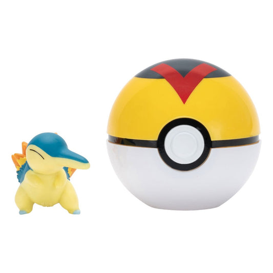Pokémon Clip'n'Go Poké Balls Feurigel & Levelball - Smalltinytoystore