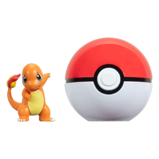 Pokémon Clip'n'Go Poké Balls Glumanda #1 & Pokéball - Smalltinytoystore