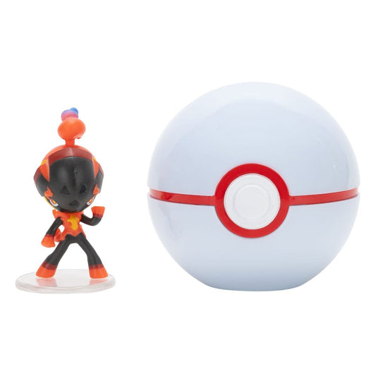 Pokémon Clip'n'Go Poké Balls Knarbon & Premierball - Smalltinytoystore