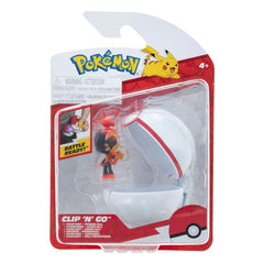 Pokémon Clip'n'Go Poké Balls Knarbon & Premierball - Smalltinytoystore