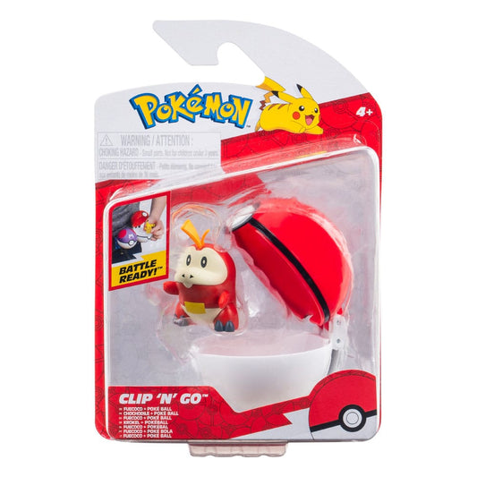 Pokémon Clip'n'Go Poké Balls Krokel with Pokéball - Smalltinytoystore