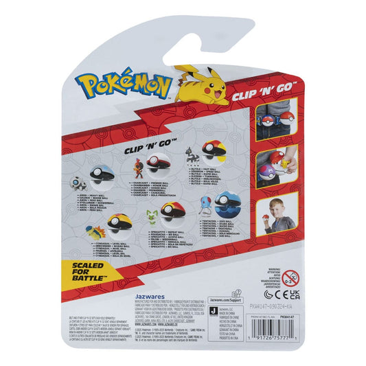 Pokémon Clip'n'Go Poké Balls Stollunior & Schwerball - Smalltinytoystore