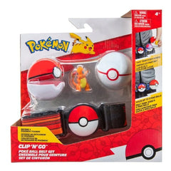 Pokémon Clip'n'Go Poké Gürtel Set Pokéball, Luxusball & Glumanda - Smalltinytoystore