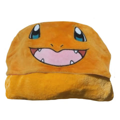 Pokémon Coral Decke mit Mütze Glumanda 120 x 150 cm - Smalltinytoystore