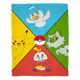 Pokemon Decke 4 Colours 130 x 170 cm - Smalltinytoystore