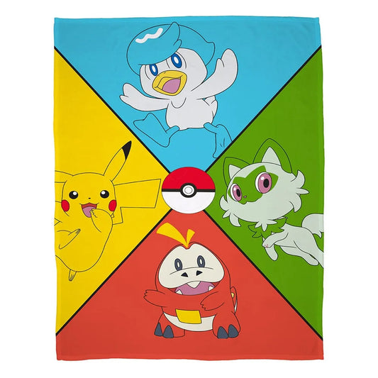 Pokemon Decke 4 Colours 130 x 170 cm - Smalltinytoystore