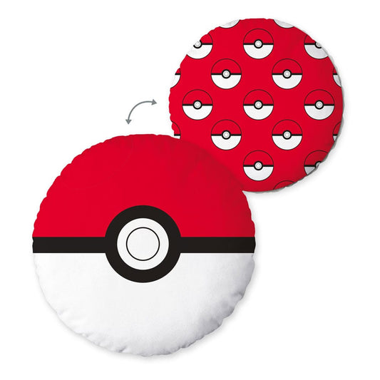 Pokemon Dekokissen Pokeball 30 cm - Smalltinytoystore