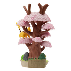 Pokémon Environment Set Frühlingswald & Raupy & Pikachu 5 cm - Smalltinytoystore