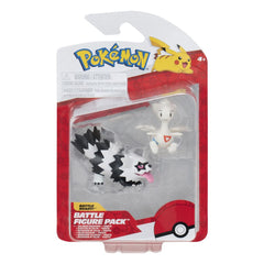 Pokémon Figuren 2er-Pack Galarian Zigzagoon & Togetic with Stand 8 cm - Smalltinytoystore