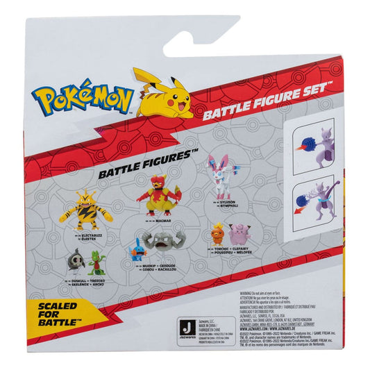 Pokémon Figuren 2er-Pack Mewtwo 10 cm & Mew 5 cm - Smalltinytoystore