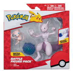 Pokémon Figuren 2er-Pack Mewtwo 10 cm & Mew 5 cm - Smalltinytoystore