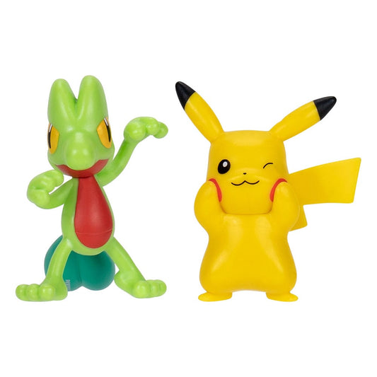Pokémon First Partner Battle Figure Set Figuren 2er-Pack Geckarbor & Pikachu #8 - Smalltinytoystore