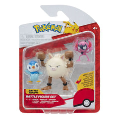 Pokémon First Partner Battle Figure Set Figuren 3er-Pack Bähmon, Plinfa & Rasaff - Smalltinytoystore