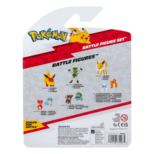 Pokémon First Partner Battle Figure Set Figuren 3er-Pack Pichu, Machollo & Snibunna - Smalltinytoystore