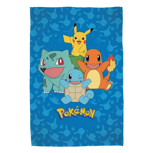 Pokemon Flanell-Fleecedecke Starter Pokemon 130 x 160 cm - Smalltinytoystore