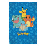 Pokemon Flanell-Fleecedecke Starter Pokemon 130 x 160 cm - Smalltinytoystore