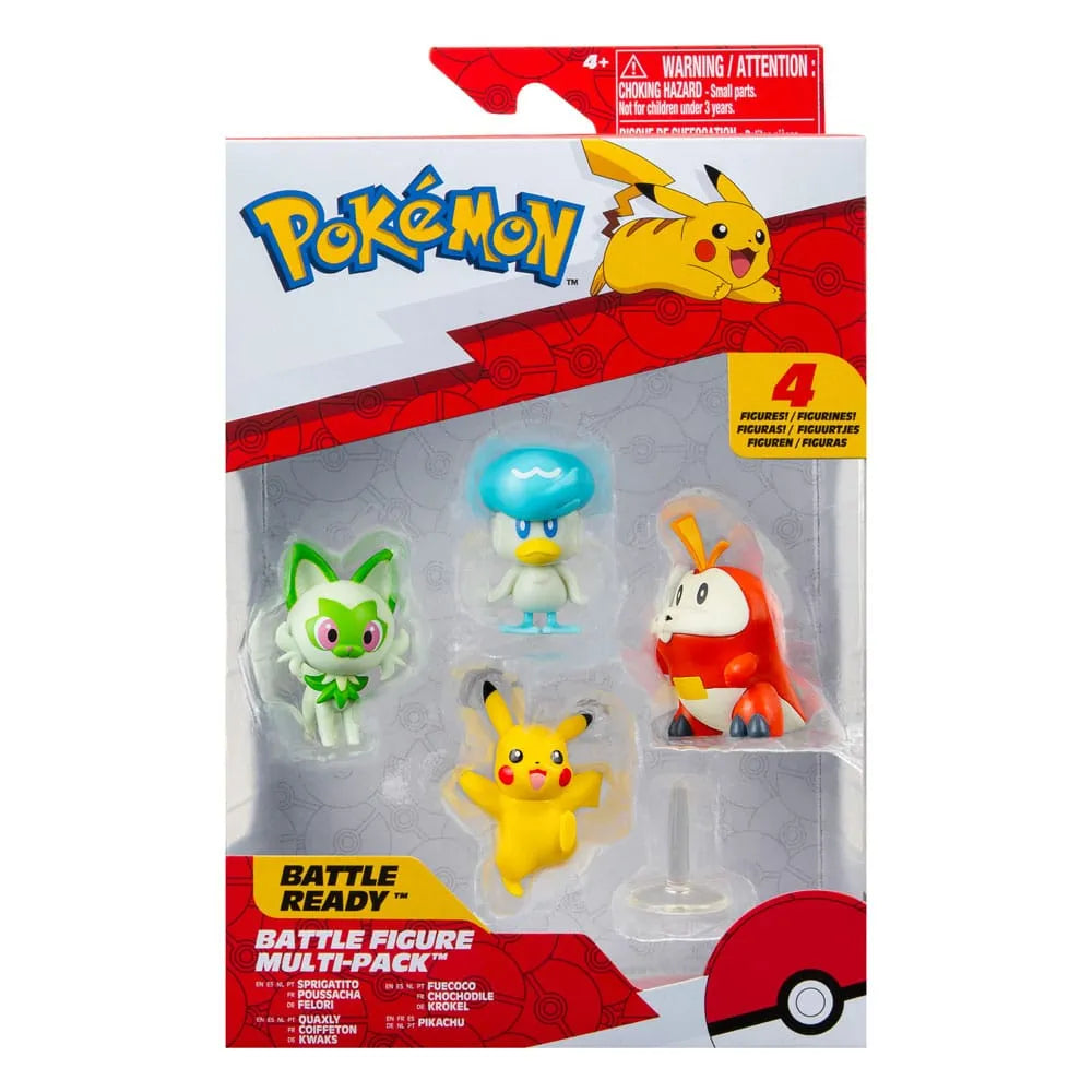 Pokémon Gen IX Battle Figure Set Figuren 4er-Pack - Smalltinytoystore