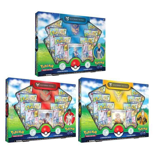 Pokémon GO Special Collection: Team Mystic, Team Valor, Team Instinct *Englische Version* - Smalltinytoystore